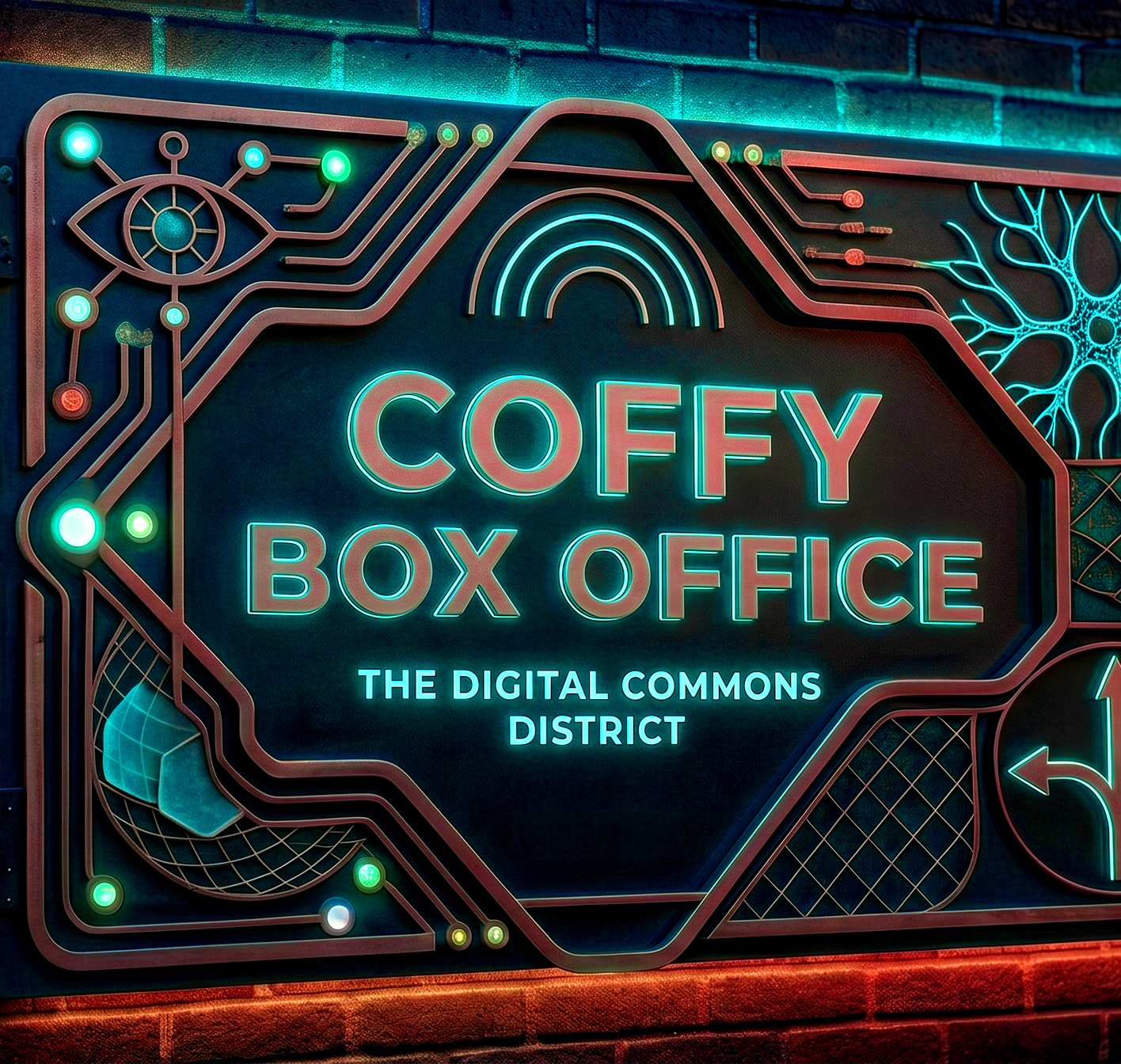  Coffy Box Office Street Sign